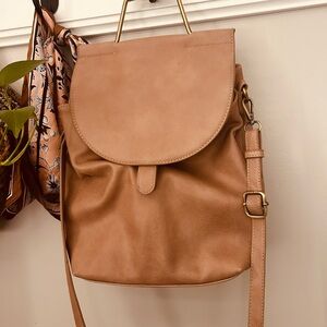 Antik Kraft Rose Tan Crossbody Bag